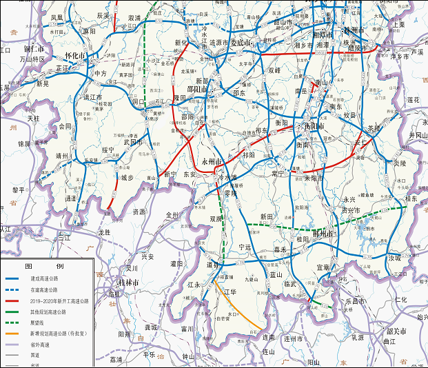 湖南省永州至新宁清江桥高速公路茶陵至常宁高速公路安仁支线初步勘察