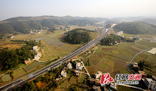 洞新高速建成通车 湖南再添出省大通道【图】